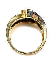 Anneau Sommer Femme Anni '80 in Or Smeraldo 0.50 Ct SME CT 0.50 DIA CT 0.18 VS/G - SME CT 0.50 DIA CT 0.18 VS/G
